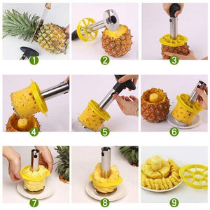 Pineapple Slicing & Peeling